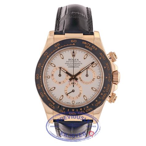 rolex daytona ceramic leather strap|genuine rolex leather watch straps.